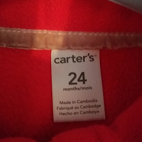 Carter's Little girls 2 T Fleece and Vest - Picture 7 of 8